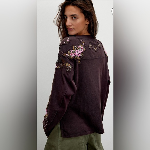 We The Free Lilith Tee XS Chocolate - Picture 3 of 5